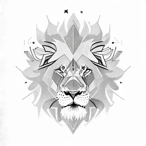 Lion With Semi Colon Symbol