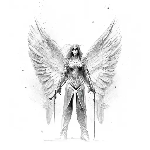 Guardian Angel Abstract