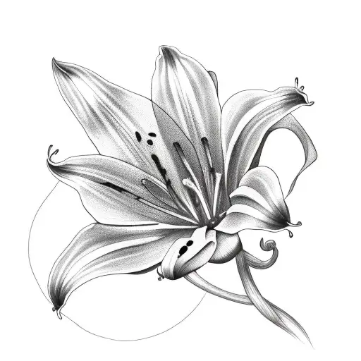 Lily Arrangement With Dog Paw