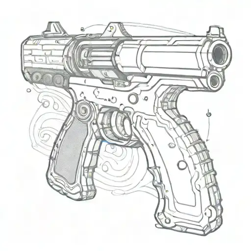 Blade And Gun Wrapped