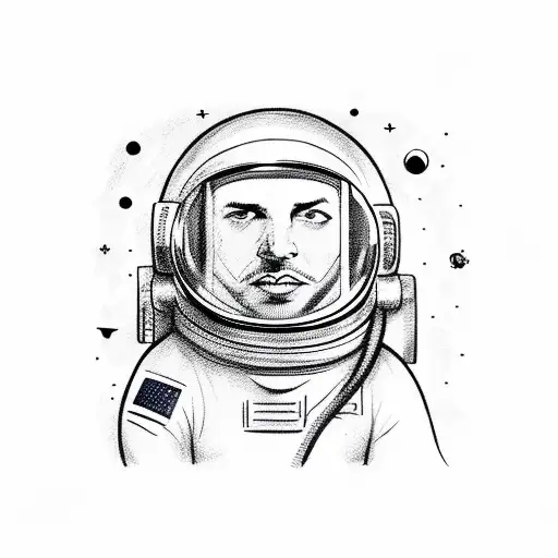 Astronaut Drinking Beer