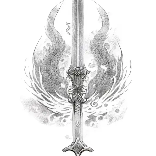 Sword And Fire Phoenix