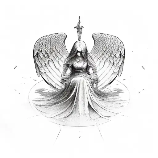 Guardian Angel Hugging