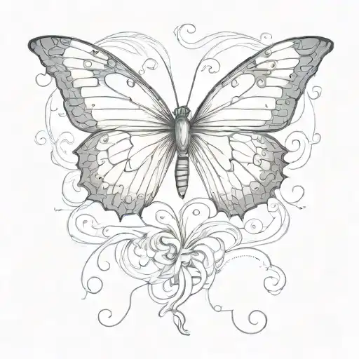 I Love You With A Semi-colon Butterfly