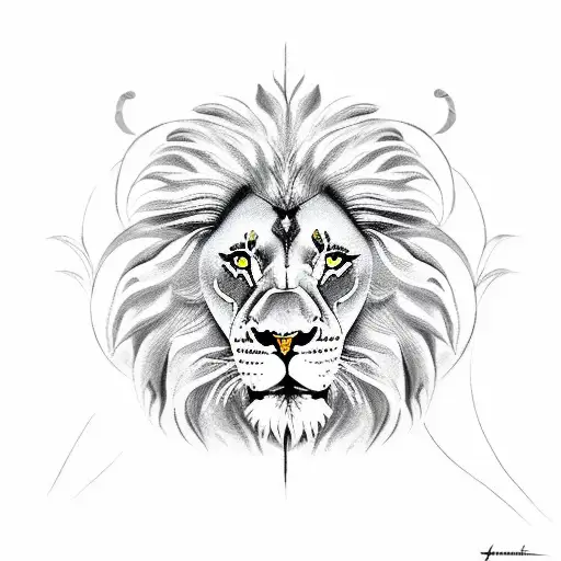 Lion With Lord Shiva