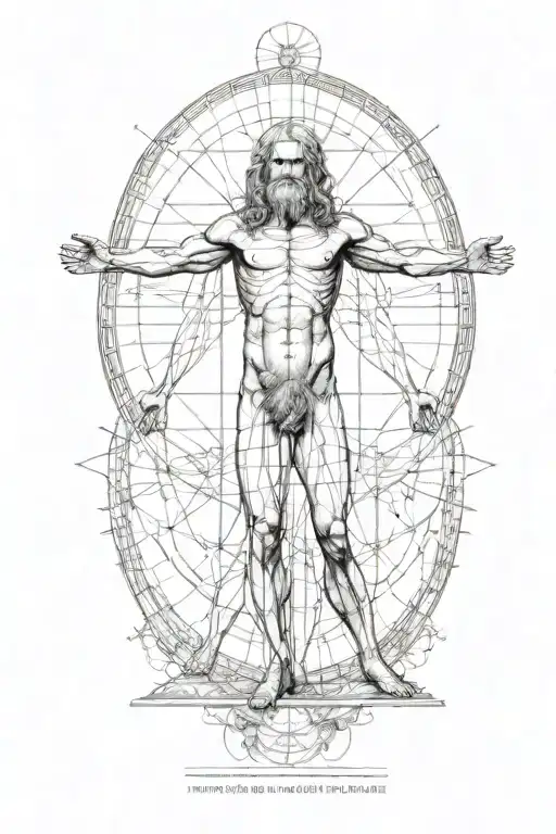 Leonardo Da Vinci Vitruvian Man