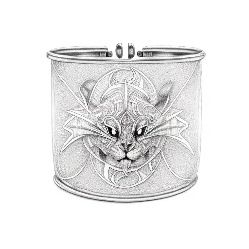 Bracelet Black And Golden Color