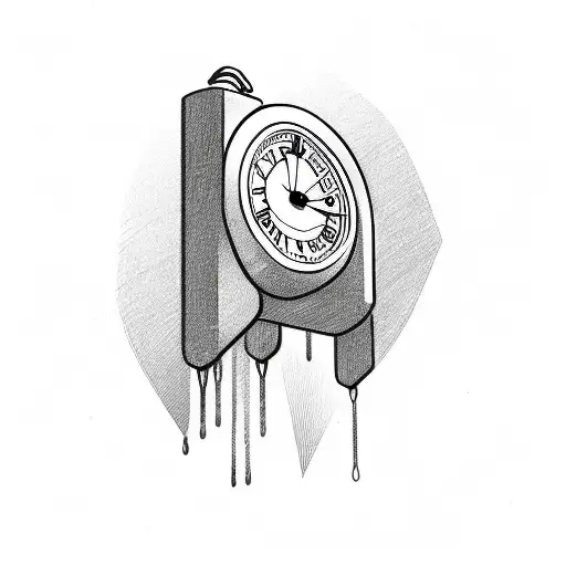 Crying Cartoon Clock