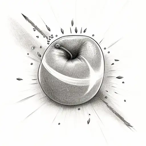 Apple Seed As A Shooting Star
