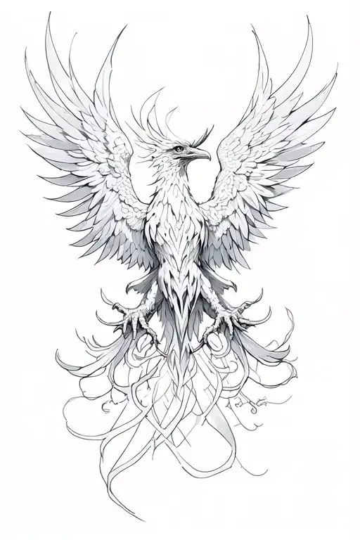 Phoenix With Cybersigilism Around