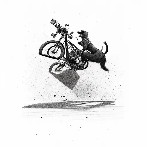 Bullet Bike Riding With Dog