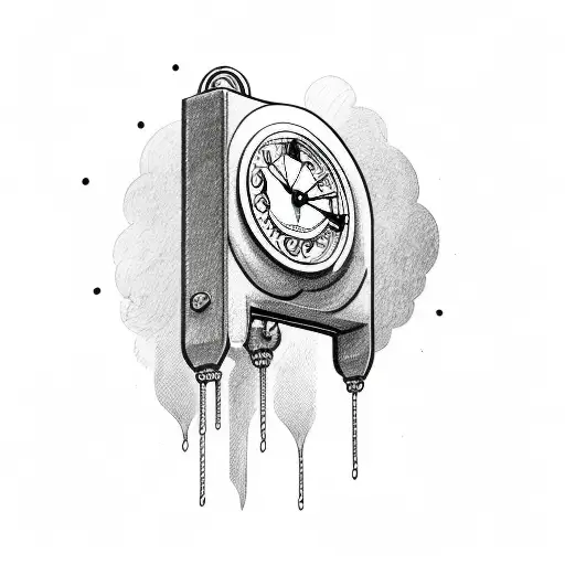 Crying Cartoon Clock