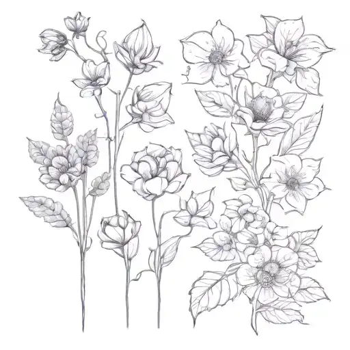 Flowers Of Birth Months January February May September And October