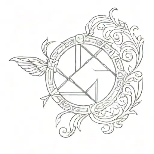 Simple Greek Symbol Of Peace And Love