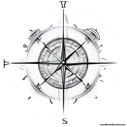 Clock Maze Compass