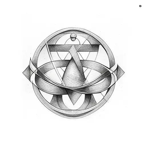 Hourglass With Infinity Sign