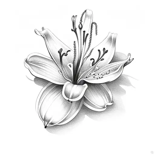 Feminine Wooden Cross With Lily