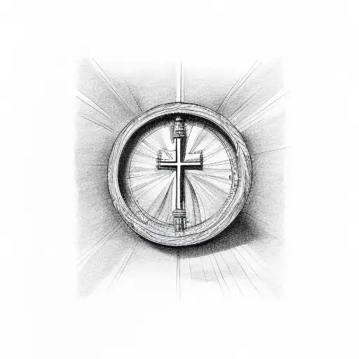 The Word Patience With A Cross