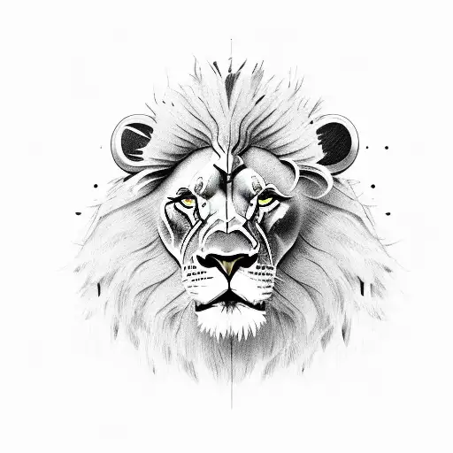 A Lion Wearing A Football Helmet