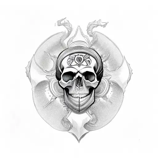 Skull Sacred Heart