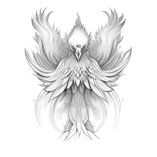 Feminine Phoenix Bird
