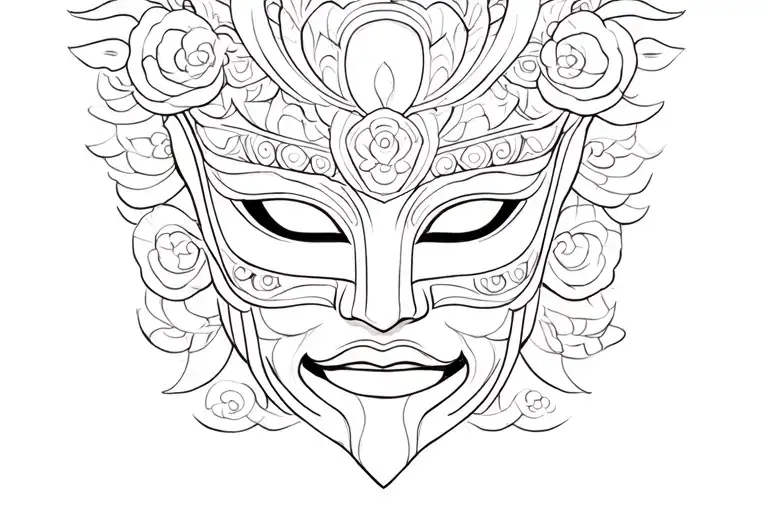 Traditional Asian Mask