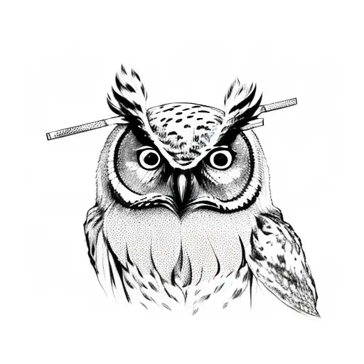 Owl With Lollipop