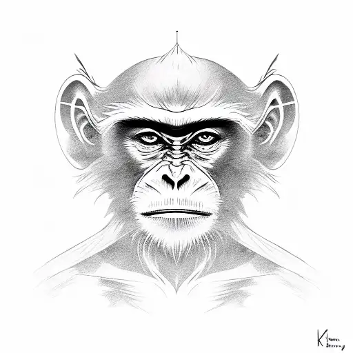 Monkey King With Staff