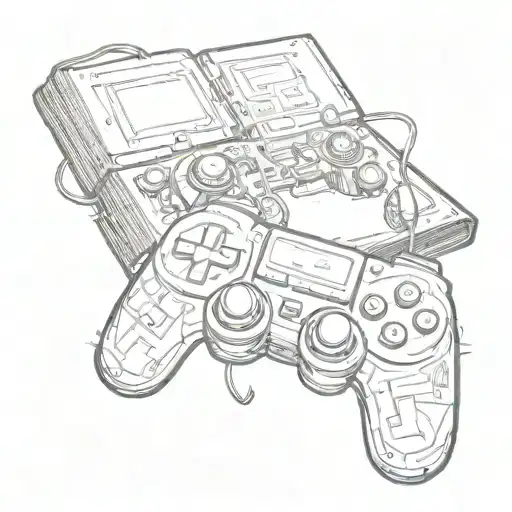 Book And Game Controller