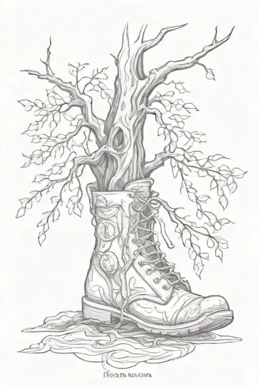 Boot Of Italy As Tree Roots Reaching Deep