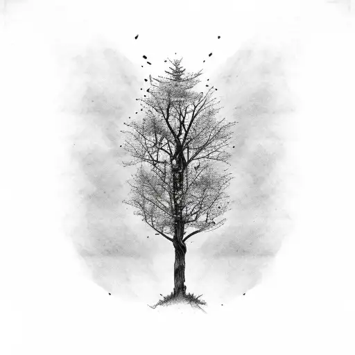 Tree Using S D And E Letters