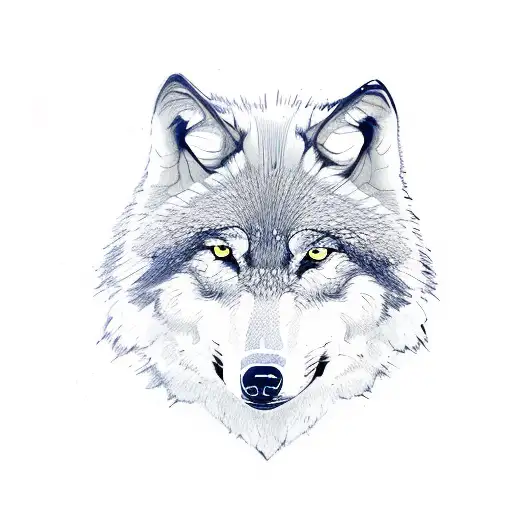 Wolf With Four Aces Cards