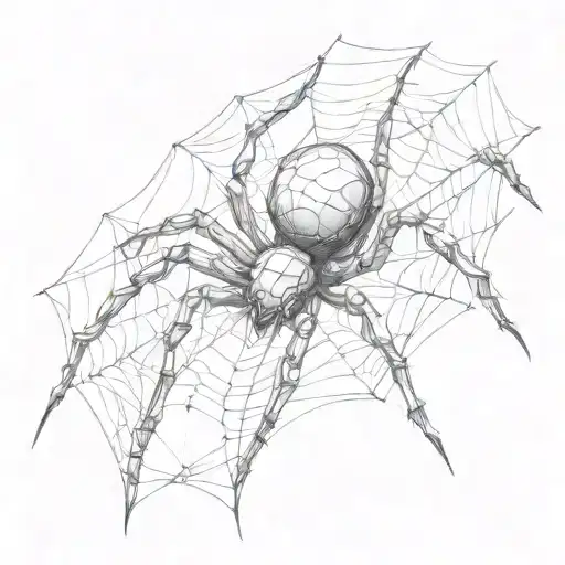 Gothic Spider Crawling Up