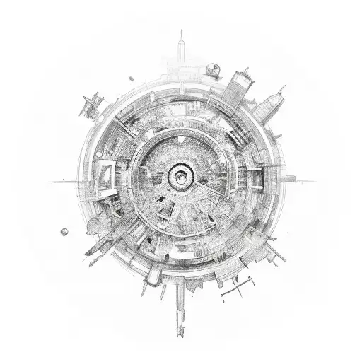 A With Circle Around It