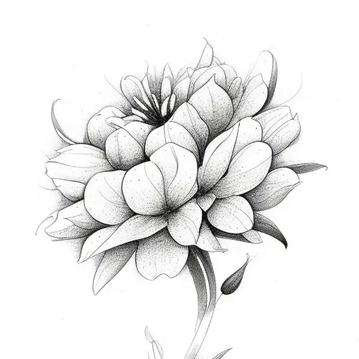 Flower Bouquet Birth Flower May June December