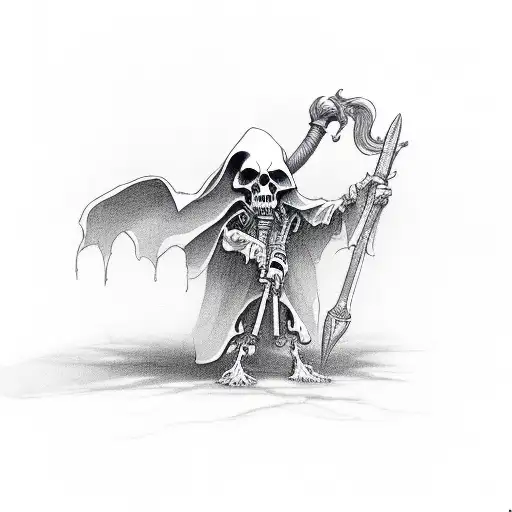 Grim Reaper Dropping A Rise