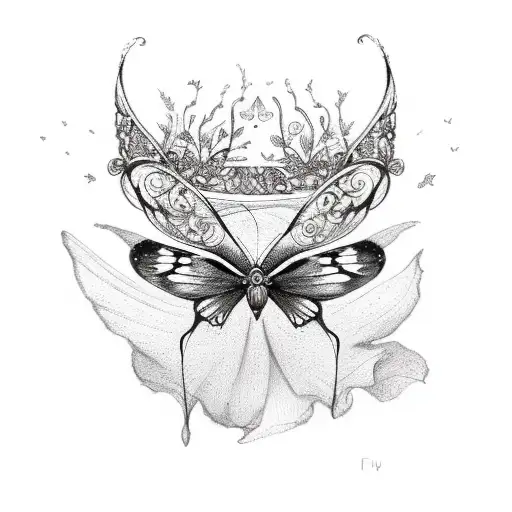 Butterfly Wisps With Fae Crown