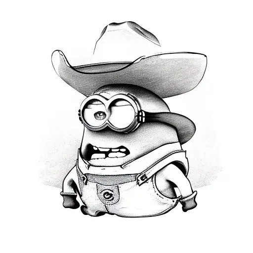 Minion With Cowboy Hat