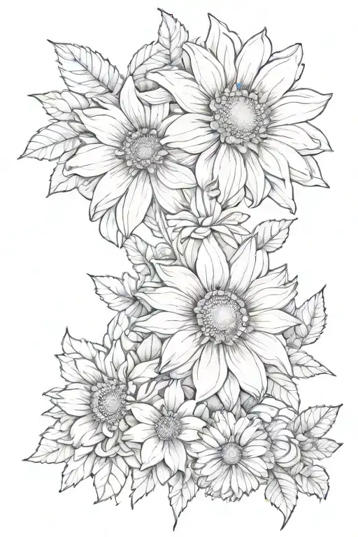 Chrysanthemum Lilly Sunflower Marigold Violet Flowers