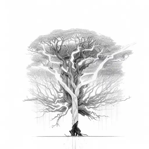 Tree Struck By Lightning