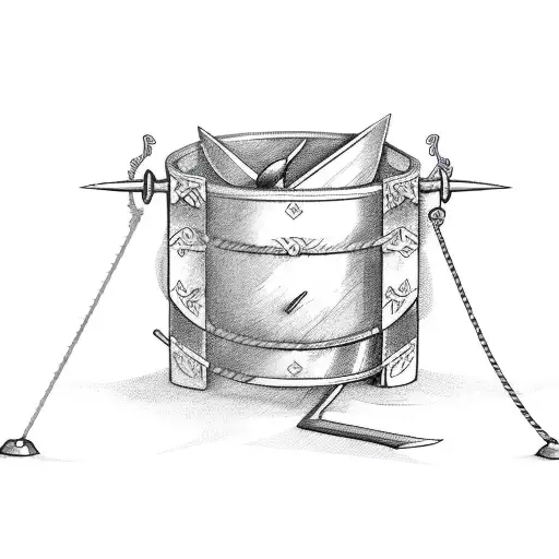 Sword Chest With Swings Vertical