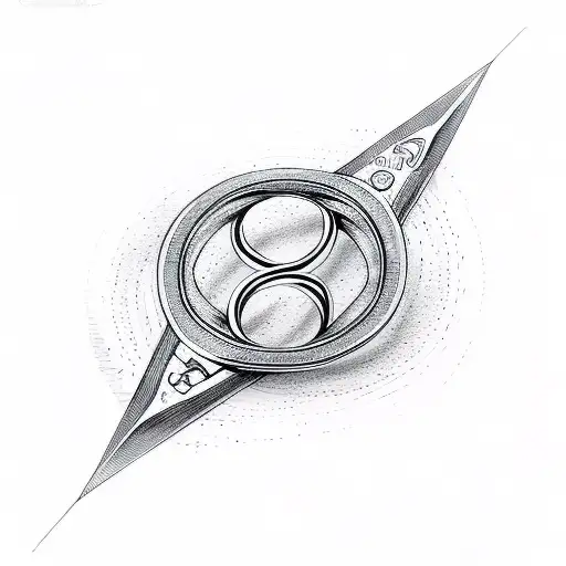 Infinity Symbol With Thumb Impression