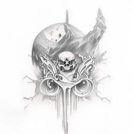 Design A Tattoo Inspired By The Love For Gravure And Creepy Stuff