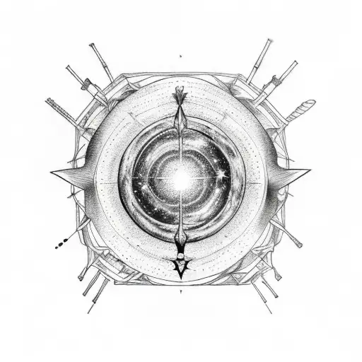 Spine Tattoo Planets And Stars With A Virgo Constellation