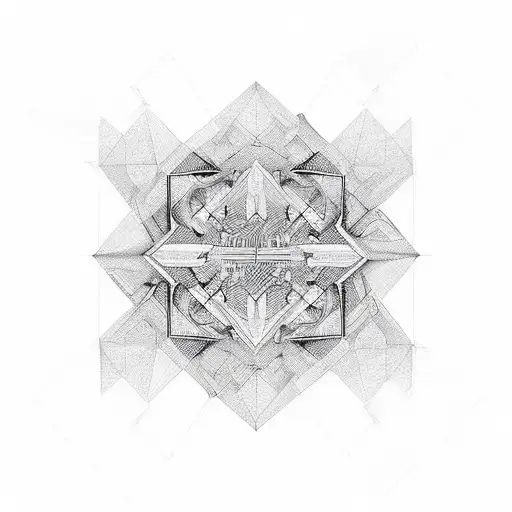 An Abstract Geometric Design Inspired By The Architecture Of Brno