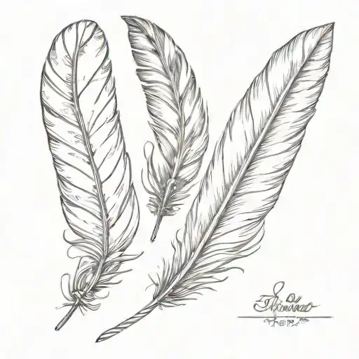 Feather Similarity For Mother And Daughters