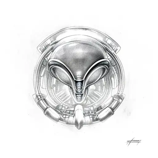 Alien On A Volkswagen