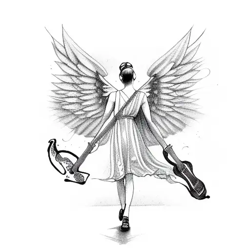 Angel With Guitar
