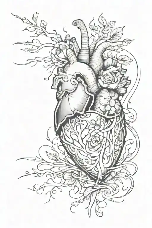 A Heart With A Life Side And A Dark Side Inside