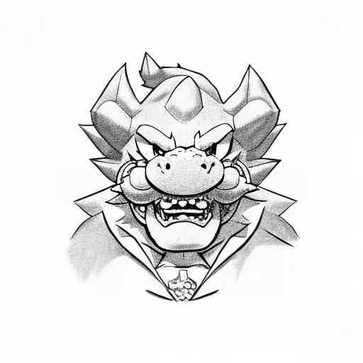 Bowser With Star